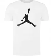 Koszulki męskie - Koszulka męska Nike Jordan Jumpman DA6796-100 T-shirt biały r. M - miniaturka - grafika 1