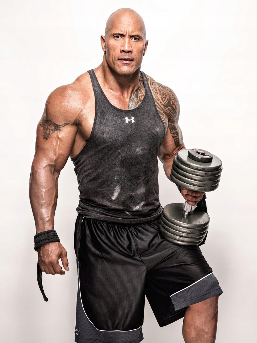 PUZZLE Dwayne The Rock Johnson Kulturysta 4 + IMIĘ Pudełko 120 el.