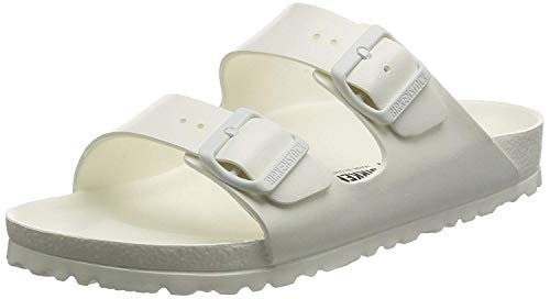BIRKENSTOCK Męskie klapki Arizona olejowana skóra szerokie, biały, 42 EU