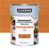 Farby i impregnaty do drewna - Impregnat do drewna Wysoka ochrona Teak mat 5 l Luxens - miniaturka - grafika 1