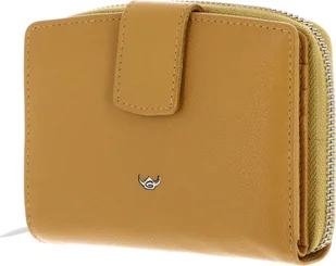 Skórzany portfel Golden Head Madrid RFID Protect Billfold Coin Wallet Gamboge musztardowy żółty - Portfele - miniaturka - grafika 1