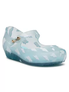 Buty dla dziewczynek - Melissa Półbuty Mini Ultragirl Sunny D 33259 Niebieski - grafika 1