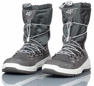 Buty sportowe damskie - Buty Damskie 4F Zimowe Śniegowce OBDH264 25S R-39 - miniaturka - grafika 1