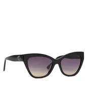 Okulary przeciwsłoneczne - Okulary przeciwsłoneczne Guess GU00204 Czarny - miniaturka - grafika 1