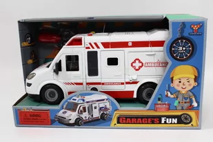 Auto Ambulans Św/Dźw Rozkręcany Yw8088C 10017 - Samochody i pojazdy dla dzieci - miniaturka - grafika 1