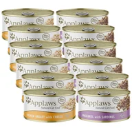 Mokra karma dla kotów - Applaws Cat Mix Smaków 12x70g PUSZKA - miniaturka - grafika 1