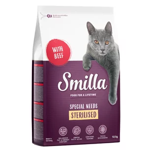 Smilla Adult Sterilised, z wołowiną - 10 kg - Sucha karma dla kotów - miniaturka - grafika 1