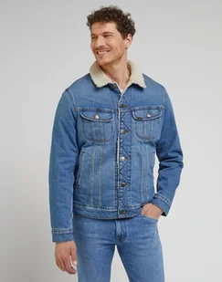 Męska kurtka jeansowa Lee SHERPA JACKET M - Kurtki męskie - miniaturka - grafika 1