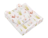 Łóżeczka i kojce - Kołderka z wypełnieniem i poduszka profilowana Miś - zestaw 2cz. -  In the country - miniaturka - grafika 1