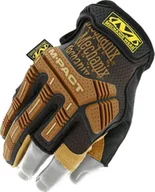 Rękawice robocze - Mechanix Wear Mechanix Wear Rękawice Leather M-Pact Framer Czarne-Coyote S - miniaturka - grafika 1