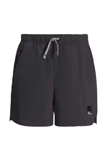 Spodnie i spodenki dla chłopców - Jack Wolfskin szorty dziecięce TEEN SHORTS B kolor czarny - grafika 1