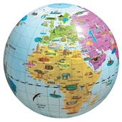 Mały naukowiec - Caly, Globus Cuda Świata piłka, 42 cm - miniaturka - grafika 1