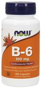 Witaminy i minerały - Now® Foods NOW Witamina B6 Pirydoksyna, 100 mg, 100 kapsułek - miniaturka - grafika 1