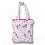 Torby i wózki na zakupy - Torba shopperka torba shopper na zakupy kwiaty - miniaturka - grafika 1