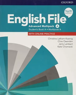 Oxford University Press English File Fourth Edition Advanced: Multi-Pack A: Student's Book/Workbook - Pozostałe książki - miniaturka - grafika 1