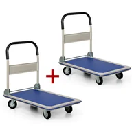 Wózki magazynowe - B2B Partner Składany wózek platformowy, nośność 300 kg, 1+1 GRATIS 494024 - miniaturka - grafika 1