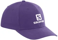 Czapki i chusty sportowe damskie - Salomon Czapka Logo Cap Grape C16534 - miniaturka - grafika 1
