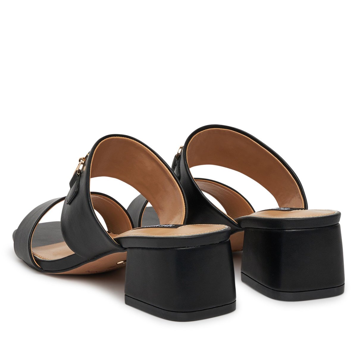Nine West Klapki Damskie Czarny 2560-01