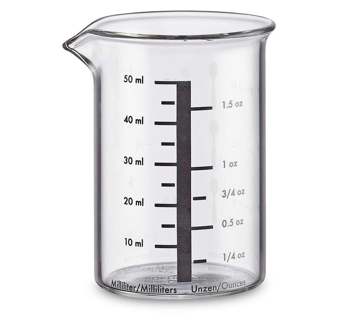 Dzbanek z miarką Küchenprofi 50 ml, szklany 911953550