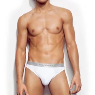 Majtki męskie - SLIPY ATLANTIC MĘSKIE BMP013 SPORT MODAL BIAŁE *L* - miniaturka - grafika 1