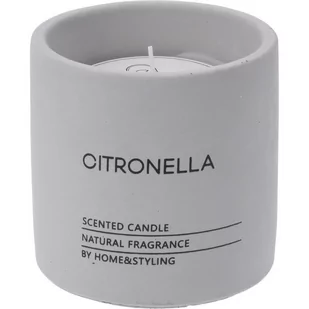 Świeca odstraszająca Citronella w betonowym pojemniku, 10 x 10 cm - Zwalczanie i odstraszanie szkodników - miniaturka - grafika 1