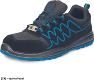 Obuwie robocze - CERVA RAVEN SPORTY O1 ESD SR - Półbuty wkładka antystatyczna ESD podeszwa zewnętrzna PU/PU cholewka z dwoiny zamszowej 45 - miniaturka - grafika 1