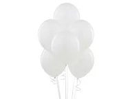 Balony i akcesoria - Balony lateksowe pastelowe białe - średnie - 100 szt. - miniaturka - grafika 1