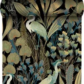 Tapety - Tapeta Ptaki niebieska A63201 winylowa na flizelinie - miniaturka - grafika 1