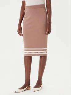 Liu Jo Sport Spódnica ołówkowa TF5217 MS63L Brązowy Regular Fit - Spódnice - miniaturka - grafika 1