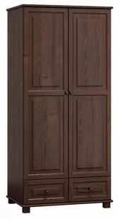 Szafa drewniana 2D nr5 wieszak S90 orzech - Szafy - miniaturka - grafika 1