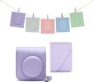 Pokrowiec Fujifilm Akcesoria Instax mini 12 LILAC PURPLE - Torby fotograficzne i futerały - miniaturka - grafika 1