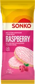 Ciastka - SONKO Wafle ryżowo-kukurydziane o smaku maliny 65g - miniaturka - grafika 1