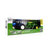 Samochody i pojazdy dla dzieci - TRAKTOR Z MASZYNĄ ROLNICZĄ NA RADIO - miniaturka - grafika 1