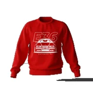 Odzież do sportów motorowych - Bluza BMW E36 czerwona-M - miniaturka - grafika 1