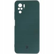 Etui i futerały do telefonów - Bizon Etui Case Silicone Sq do Xiaomi Poco M5S / Redmi Note 10/10S ciemnozielone - miniaturka - grafika 1