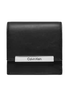 Portfele - Calvin Klein Mały Portfel Damski K60K612206 Czarny - miniaturka - grafika 1