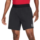 Spodenki damskie - Nike Męskie szorty M Nkct Df Advtg 6 cali, czarne/białe, XL - miniaturka - grafika 1