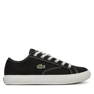 Trampki męskie - Tenisówki Lacoste Backcourt 7-49CMA0017 Czarny - miniaturka - grafika 1