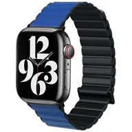 Akcesoria do smartwatchy - Beline pasek Apple Watch Magnetic Pro 42/44/45/49mm czarno/niebieski black/blue box - miniaturka - grafika 1