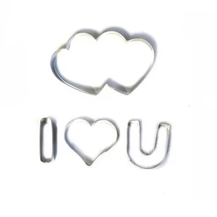Foremki wykrawacze do ciastek Love You - Formy do ciast - miniaturka - grafika 1