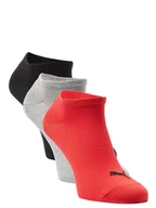 Skarpetki męskie - Puma Męskie skarpety do obuwia sportowego pakowane po 3 szt. Mężczyźni czerwony jednolity, 35-38 - miniaturka - grafika 1