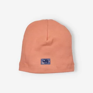 Czapki damskie - Pomarańczowa czapka KAMELEON z bawełny organicznej dla chłopca-42 - grafika 1