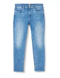 Spodnie damskie - BOSS Damskie spodnie jeansowe Jackie Slim Mr Bc, Jasnoniebieski 431, 54 - grafika 1