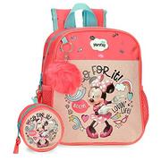 Plecaki szkolne i tornistry - Disney Minnie Lovin Life Plecak do przedszkola wielokolorowy 21 x 25 x 10 cm mikrofibra 5,25 l, kolorowy, plecak przedszkolny, kolorowy, plecak przedszkolny - miniaturka - grafika 1