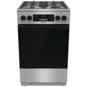 Kuchenki gazowo-elektryczne - Hisense HKS5C71XF Air Fry, program Pizza - miniaturka - grafika 1