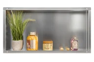 Półki łazienkowe - FENIKS Balneo Balneo Wall-Box No Rim Inox wnękowa OBIN3NR - miniaturka - grafika 1
