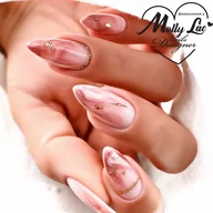 Lakiery hybrydowe - Molly Lac Lakier hybrydowy MollyLac I''m the Nudelover Mahogany 10 g Nr 523 - miniaturka - grafika 1