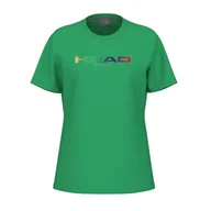 Koszulki i topy damskie - HEAD Rainbow T-shirt damski, zielony (Candy Green) - miniaturka - grafika 1