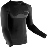 Koszulki sportowe męskie - Koszulka termoaktywna NILS Magnus BTK0464 ( XXL/XXXL) Czarny - miniaturka - grafika 1