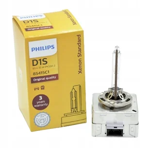 Żarnik Żarówka Xenon Standard Philips D1S 35W Vw 85V Oryginał Nowy 1 szt - Żarówki samochodowe - miniaturka - grafika 1